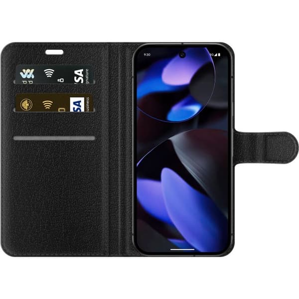 Kompatibel Tegnebogsetui til Google Pixel 9 Pro Kaffebönor närbild brun
