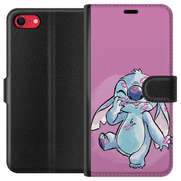 Apple iPhone 7 Lompakkokotelo Stitch Puss