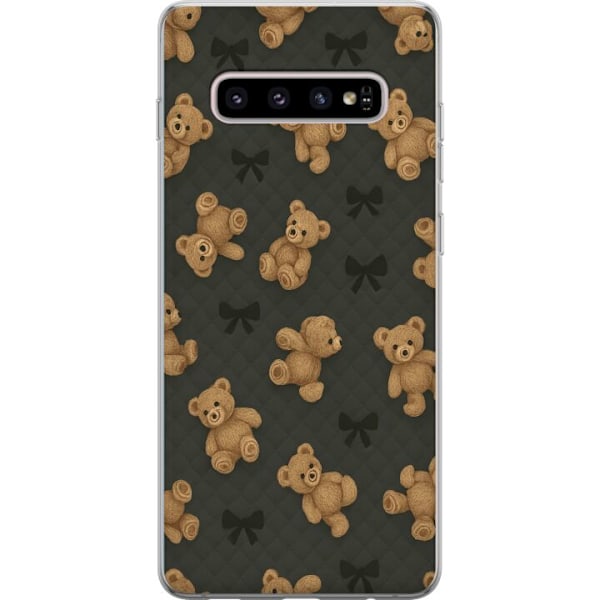 Samsung Galaxy S10+ Gennemsigtig cover Teddy Knus