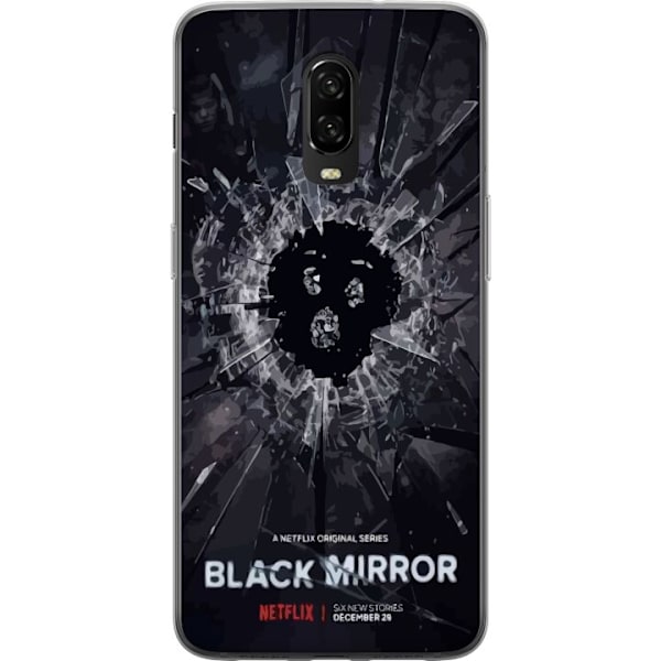 OnePlus 6T Läpinäkyvä kuori Black Mirror Sci-Fi Netflix -sa