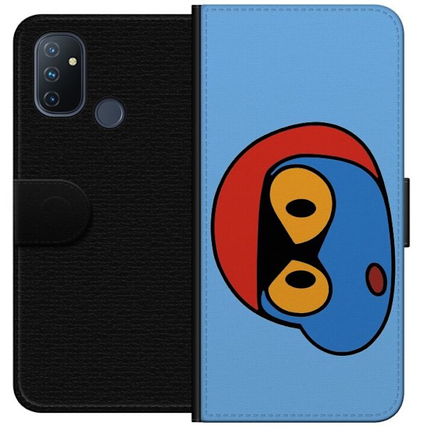 OnePlus Nord N100 Lompakkokotelo Bold Bot Head