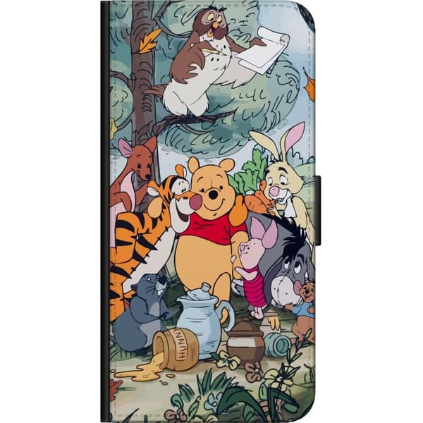 Kompatibelt Plånboksfodral till OnePlus 9 Pro Nalle Puh och hans vänner