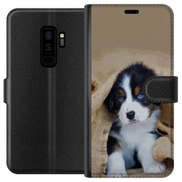 Samsung Galaxy S9+ Plånboksfodral Hundbebis