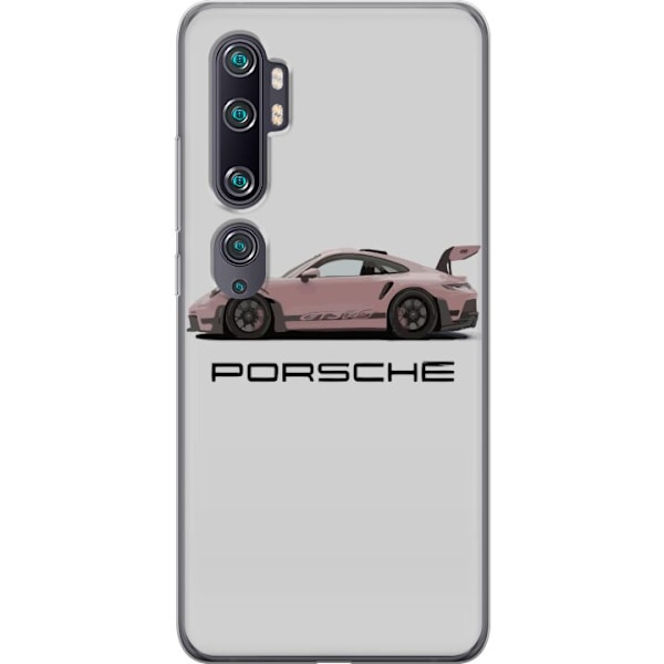 Xiaomi Mi Note 10 Genomskinligt Skal Porsche 911 Pink