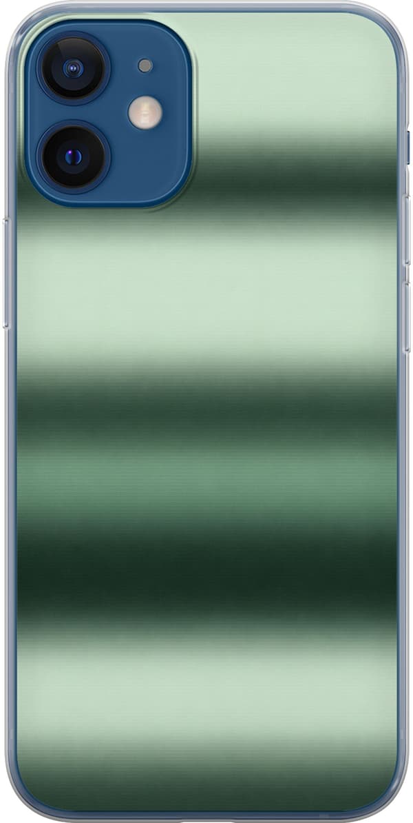 Kompatibelt Mobilskal till Apple iPhone 12 Grön skogsgradient grön