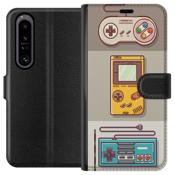 Sony Xperia 1 IV Lommeboketui Nintendo Retro