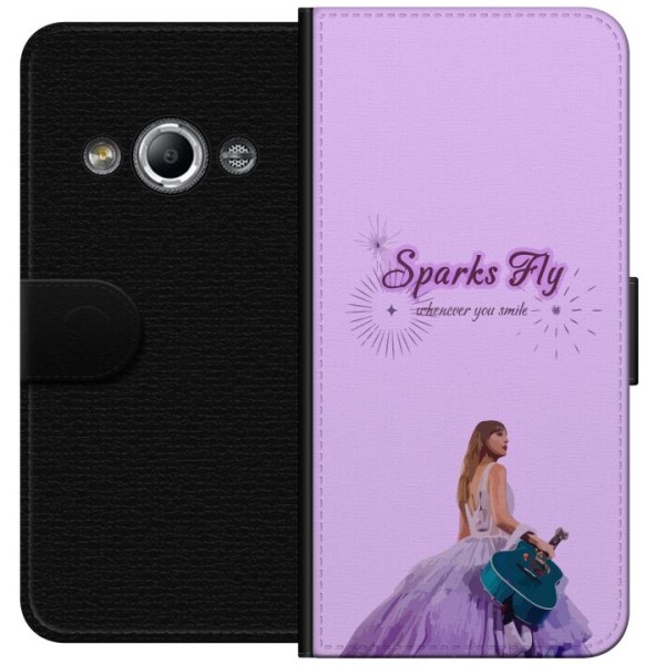 Samsung Galaxy Xcover 3 Tegnebogsetui Taylor Swift - Sparks Fl