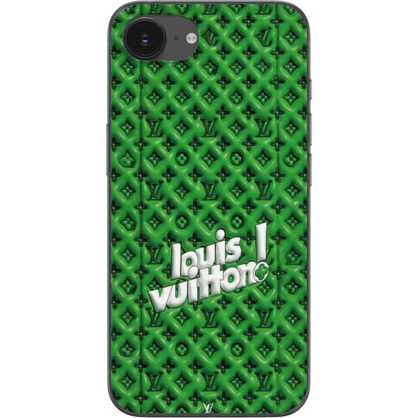 Kompatibel Mobilcover til Apple iPhone 17e Inspireret grønt monogram med logo grøn