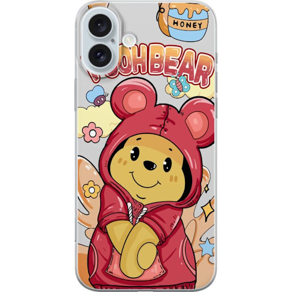 Apple iPhone 16 Plus Gennemsigtig cover Nalle Puh