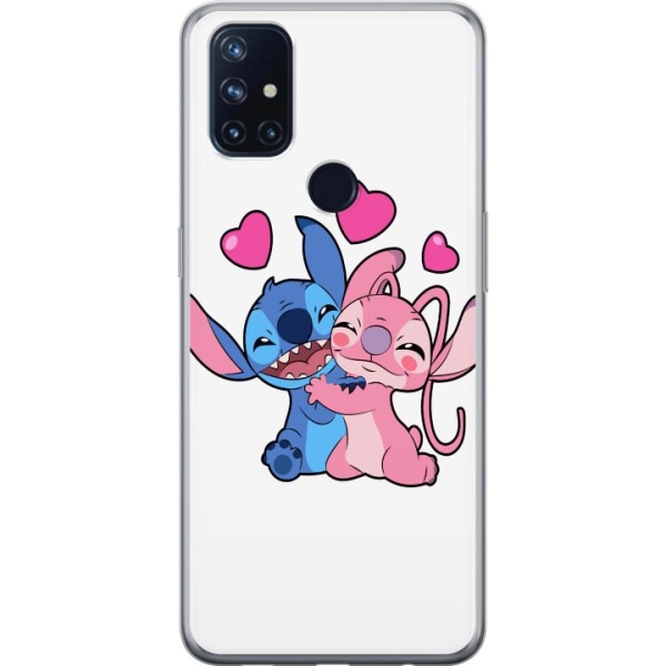 OnePlus Nord N10 5G Gjennomsiktig deksel Lilo & Stitch