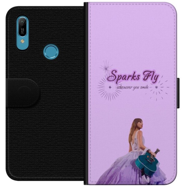 Huawei Y6 (2019) Tegnebogsetui Taylor Swift - Sparks Fly