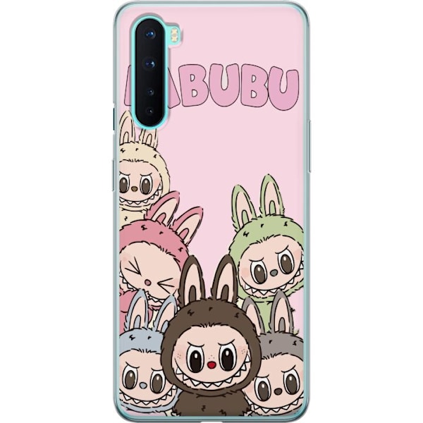 OnePlus Nord Läpinäkyvä kuori Labubu Classics