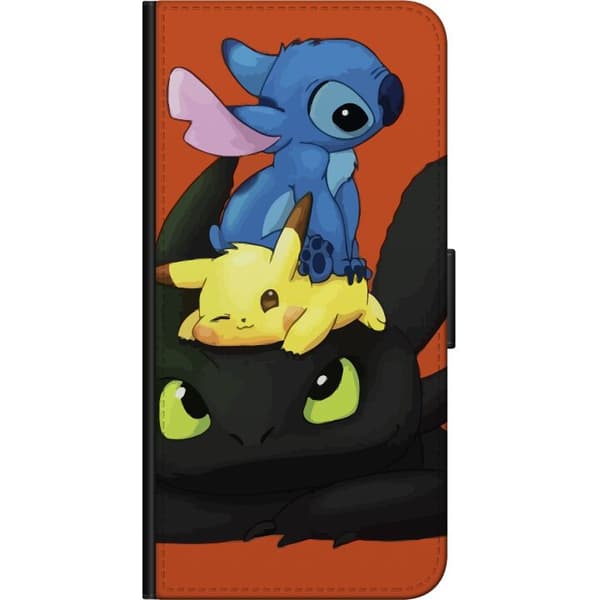 Kompatibelt Lommeboketui til Samsung Galaxy A03s Lilo og Stitch