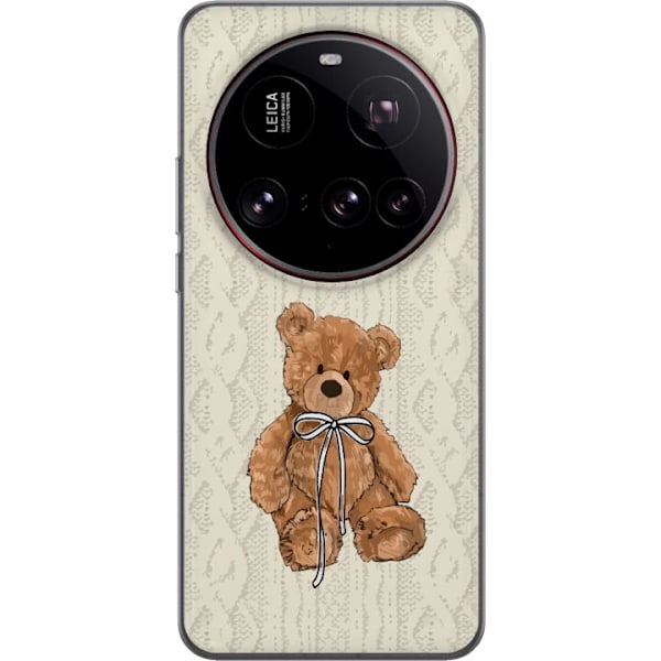 Xiaomi 15 Ultra Genomskinligt Skal Liten Nalle – klassisk nalle i enkel design