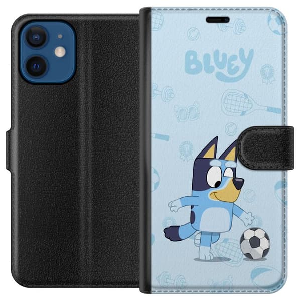 Kompatibel Tegnebogsetui til Apple iPhone 12 mini Bluey