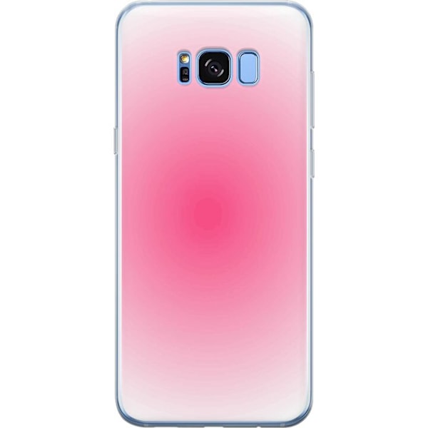 Samsung Galaxy S8+ Gennemsigtig cover Rosa Sky