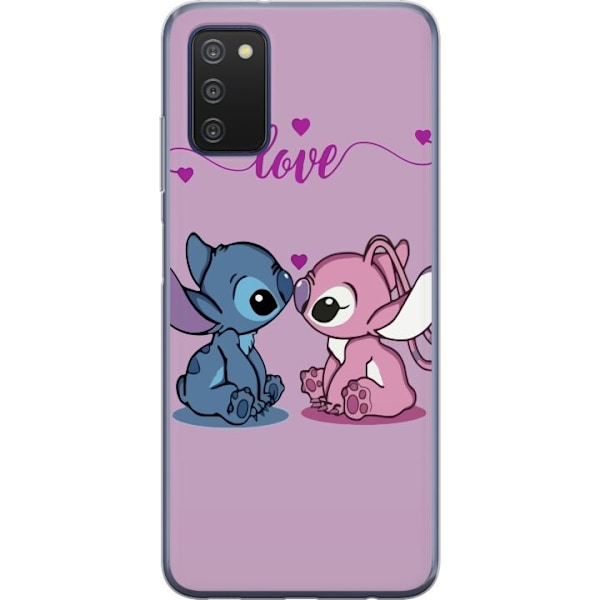 Samsung Galaxy A03s Läpinäkyvä kuori Lilo & Stitch – Ange