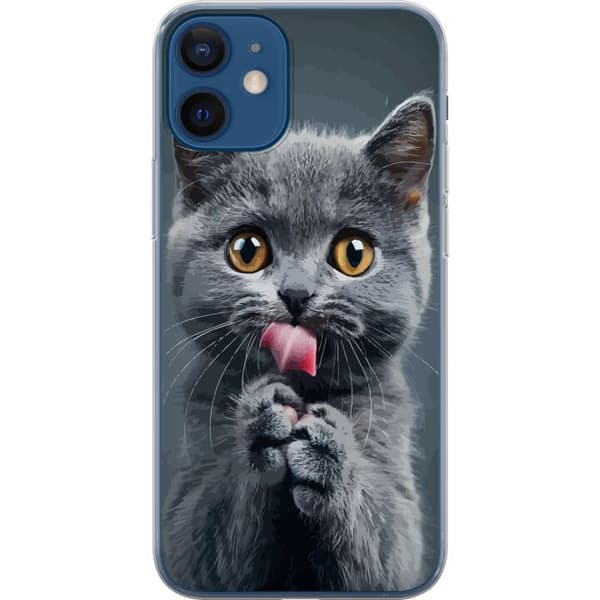 Kompatibelt Mobilskal till Apple iPhone 12 mini Katt