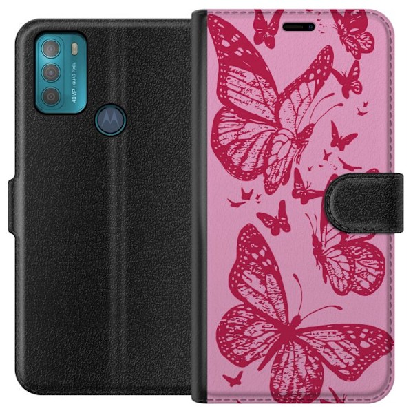 Motorola Moto G50 Lompakkokotelo Siipikauneudet
