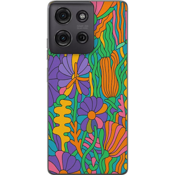 Motorola Moto G75 Genomskinligt Skal Color Pop