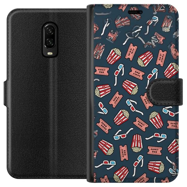 Kompatibelt Lommeboketui til OnePlus 6T Biokväll blå