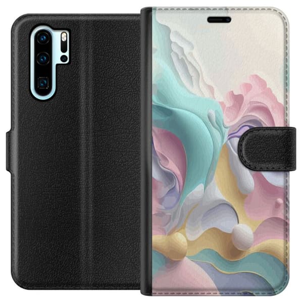 Kompatibelt Lommeboketui til Huawei P30 Pro Pastell