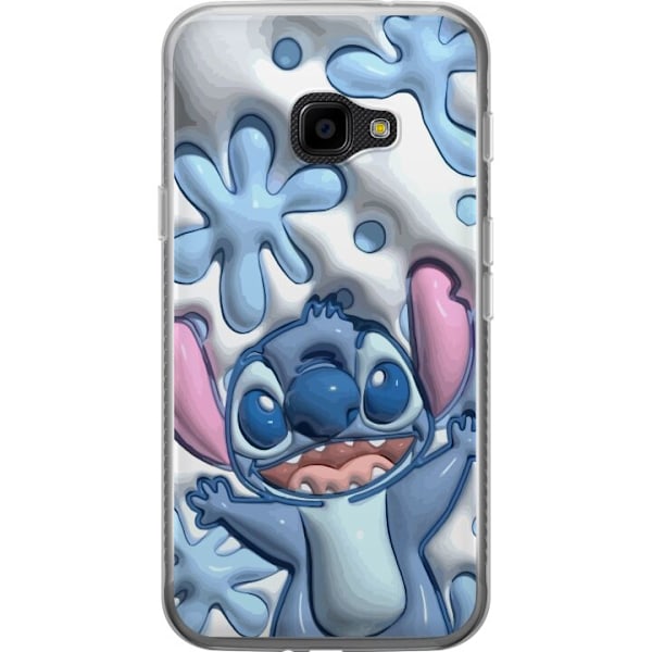 Samsung Galaxy Xcover 4 Genomskinligt Skal Bubbliga Stitch