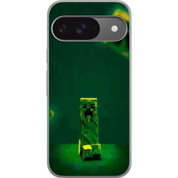 Google Pixel 9 Pro Läpinäkyvä kuori Minecraft