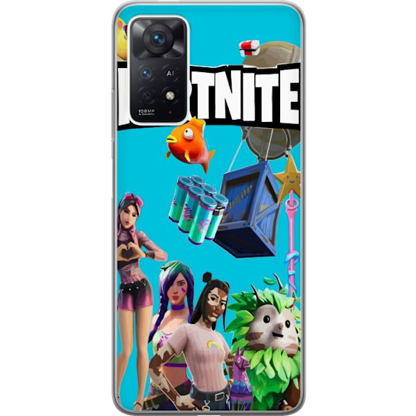 Xiaomi Redmi Note 11 Pro Läpinäkyvä kuori Fortnite