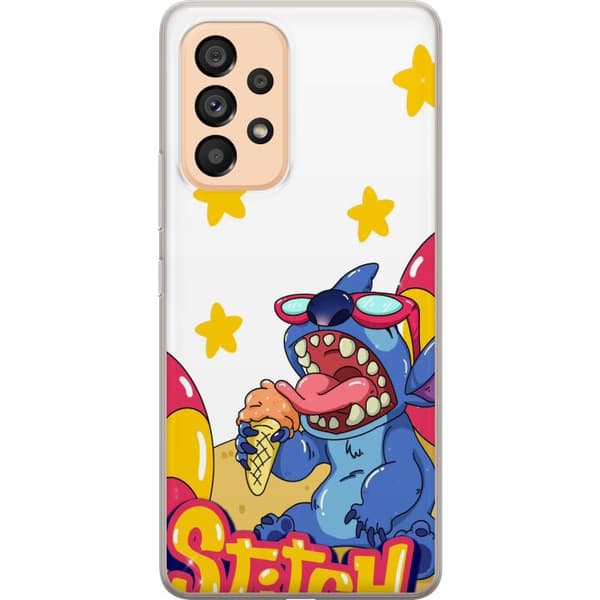 Kompatibelt Mobildeksel til Samsung Galaxy A53 5G Stitch Glass