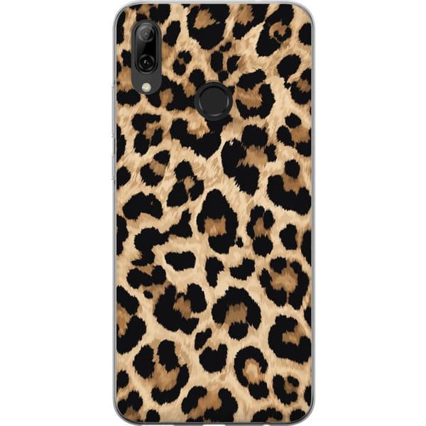 Kompatibelt Mobilskal till Huawei P smart 2019 Bruna leopardfläckar brun