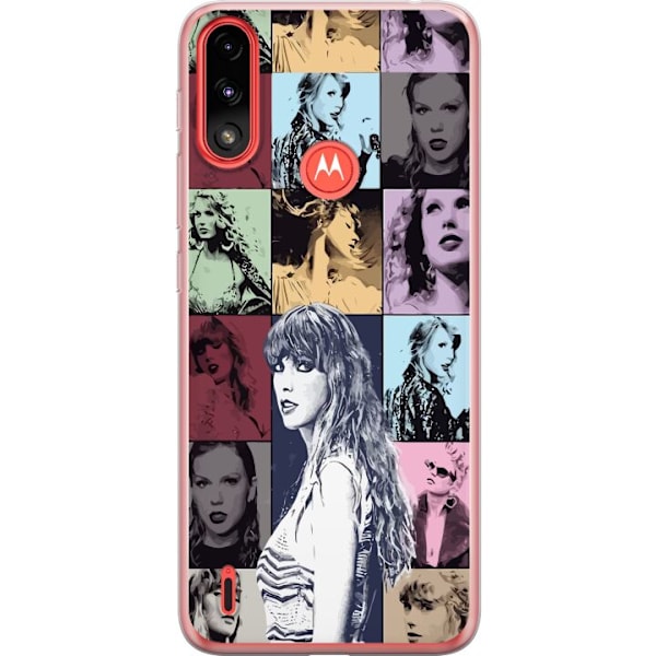 Motorola Moto E7 Power Läpinäkyvä kuori Taylor Swift