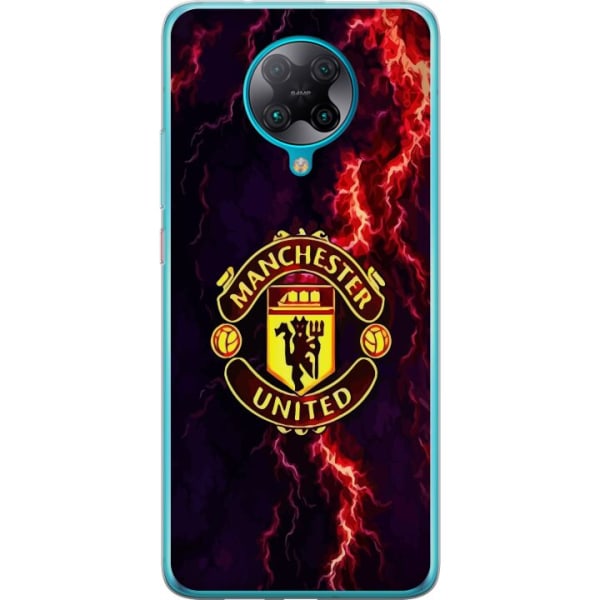 Xiaomi Poco F2 Pro Läpinäkyvä kuori Manchester United
