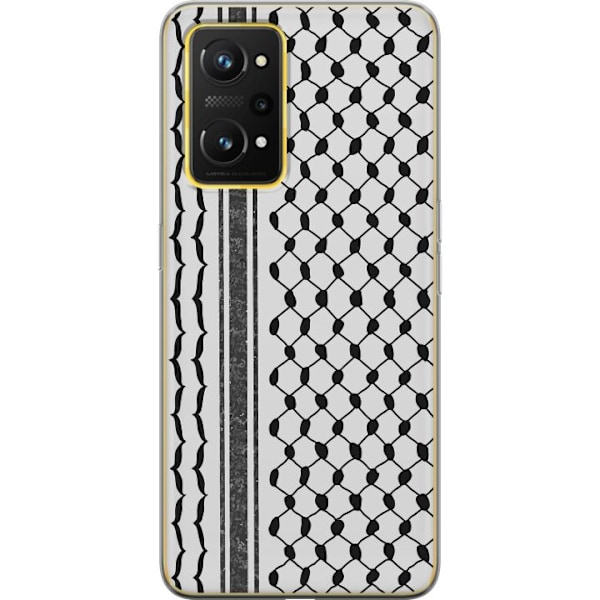 Realme GT Neo 3T Läpinäkyvä kuori Palestiinalainen kuvio -