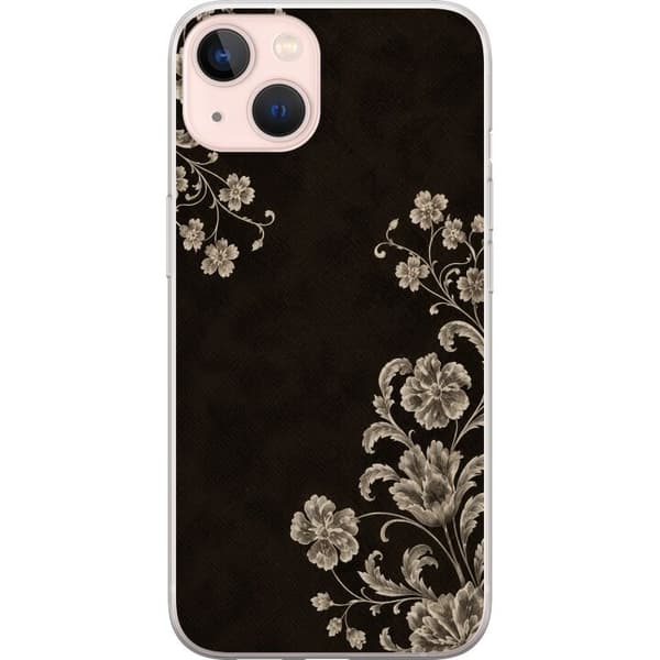Kompatibel Mobilcover til Apple iPhone 13 Midnatsbotanik sort