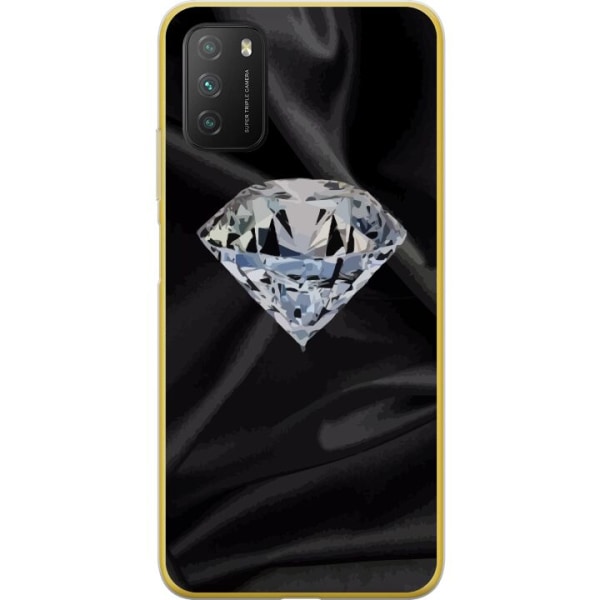 Xiaomi Poco M3  Gjennomsiktig deksel Silke Diamant