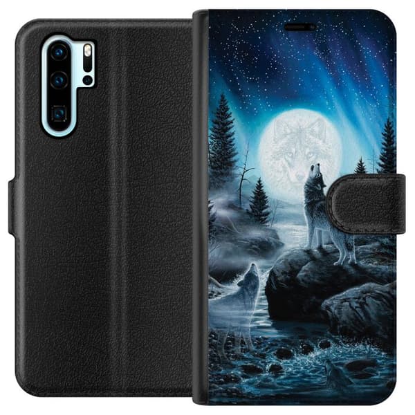 Kompatibelt Lommeboketui til Huawei P30 Pro Varg