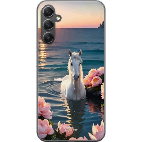 Kompatibelt Mobildeksel til Samsung Galaxy A35 Badede hest