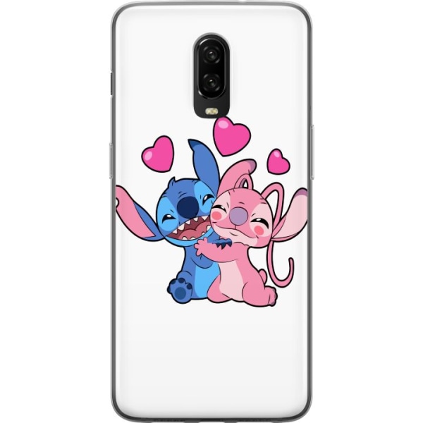 OnePlus 6T Läpinäkyvä kuori Lilo & Stitch