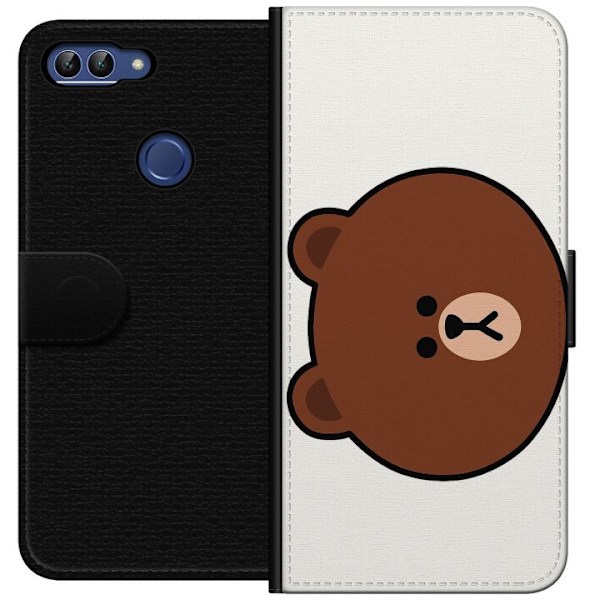 Huawei P smart Lompakkokotelo line friends brown