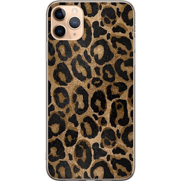 Apple iPhone 11 Pro Max Genomskinligt Skal Leopard Luxe