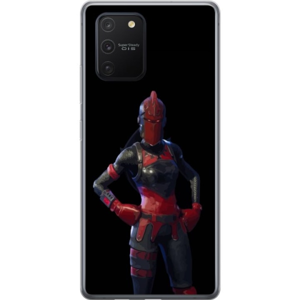 Samsung Galaxy S10 Lite Genomskinligt Skal Fortnite - Red Knig