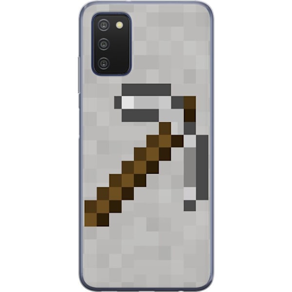 Samsung Galaxy A03s Läpinäkyvä kuori Minecraft Työkalut