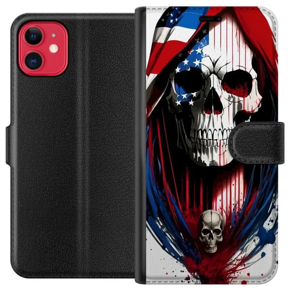 Yhteensopiva Lompakkokotelo Apple iPhone 11 Kallonluu