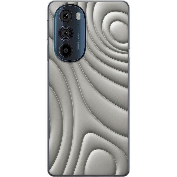 Motorola Edge 30 Pro Läpinäkyvä kuori Hopea-aallot