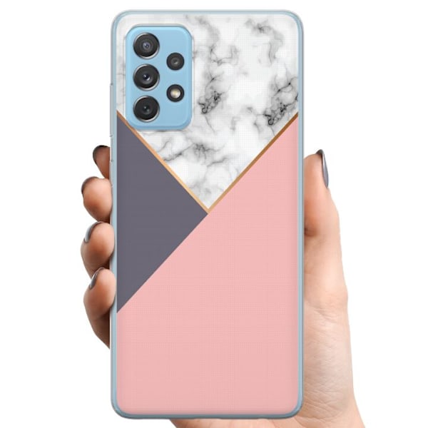 Samsung Galaxy A72 5G TPU Mobildeksel Marmor Kutt