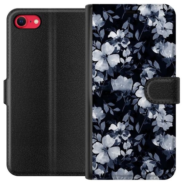 Kompatibel Tegnebogsetui til Apple iPhone 8 Månelys Mark