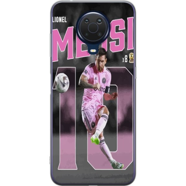 Nokia G20 Genomskinligt Skal Lionel Messi - Rosa
