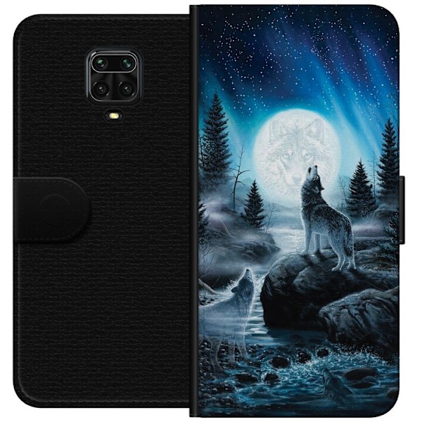 Xiaomi Redmi Note 9S Tegnebogsetui Ulve