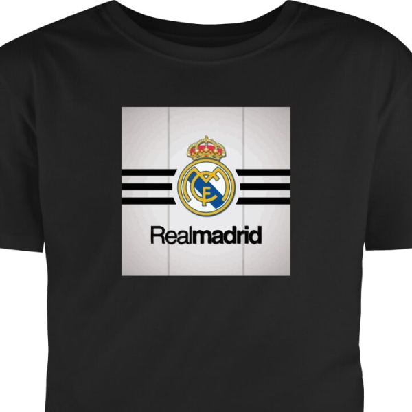 T-Shirt Real Madrid sort S